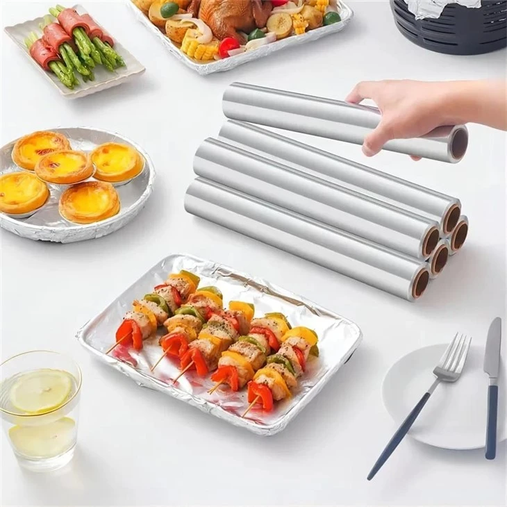 Household Aluminum Foil Roll Manufacturer | Food Grade Kitchen & Catering Aluminum Foil Supplier
